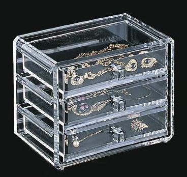 Quick Delivery Acrylic Jewelry Box With customer's Logo