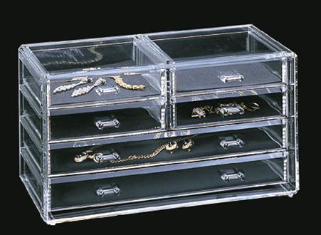 Quick Delivery Acrylic Jewelry Box With customer's Logo