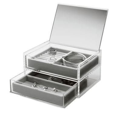 Quick Delivery Acrylic Jewelry Box With customer's Logo