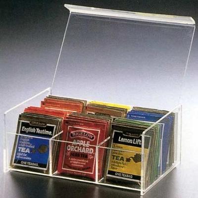 Popular Shape Acrylic  Boxes For Tea Bag