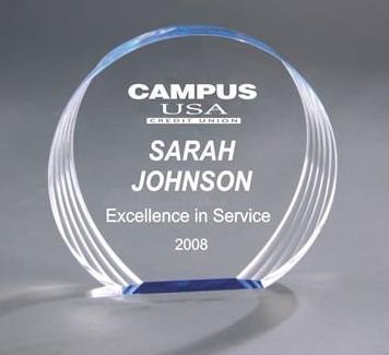 Crystal Award Acrylic Craft With Beautiful Shape