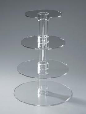 Beautiful Shape Acrylic Cake Stand Acrylic Displays