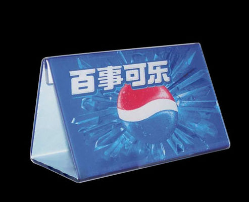 Restaurant Acrylic Menu Holders With PE bag