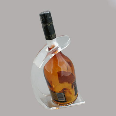 Transparent Balancing Acrylic Wine Racks With Beautiful Shape