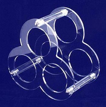 Fashion Shape Acrylic Wine Racks For 3 Bottles ​