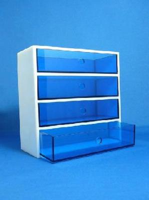 High Quality Acrylic 4 Drawer Organizer With Beautiful Shape