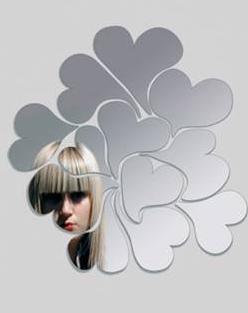 Heart Shape Acrylic Mirror Sheets With Reasonable Price
