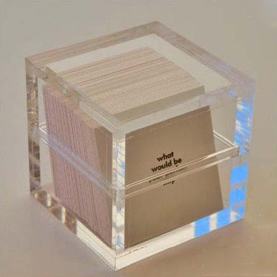 Fashion Shape Name Card Case Acrylic Organizer