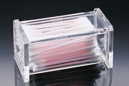 Reasonable Price Acrylic Cotton Swab Box With Customer's Design