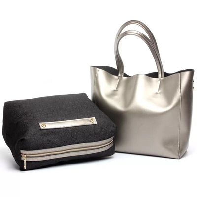 Genuine leather Material tote  bag  big size genuine leather handbags for women   leather bag  factory price shenzhen Lily Cheng