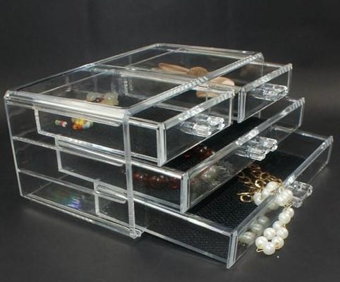 clear Acrylic Diamond box for Ring Diamond ring box