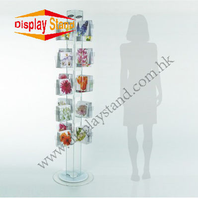 Promotional POP Clear Acrylic Display Stand , Advertising Display Shelf