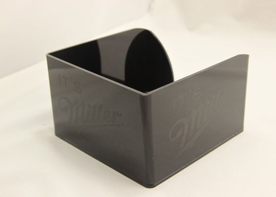 Elegant Black Plexiglass / Acrylic Tissue Box For Home And Hotel