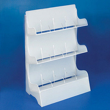 3 Layer White Acrylic Jewelry Display Case Holder 30 * 60cm