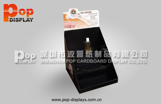 Ladder Perfume POS Cosmetic Counter Display Stands , Tabletop Display For Cosmetics