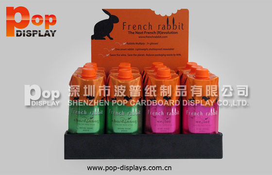 Varnish Coating Cosmetic Display Stands , Modern Customized Promotion Counter