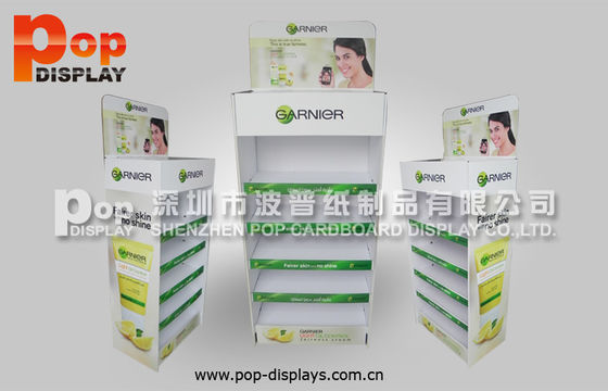 5 layers Skin Care Commercial Cosmetic Display Stands , Shelf Display Cosmetics