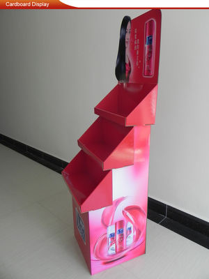 Stable Vertical Cardboard Display Stands With Pantone Color