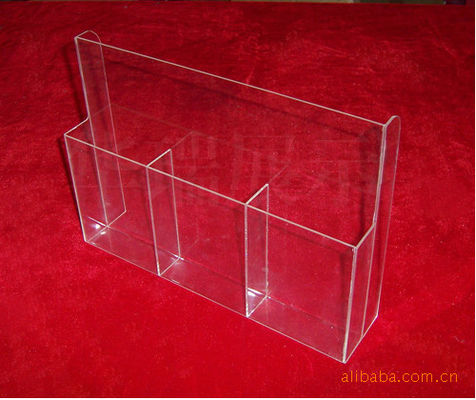 Advertising Clear Make Up Cosmetic Counter Top Display Stands With Color Uv Print