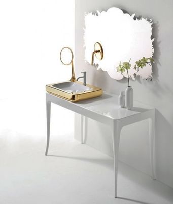 Environmental Acrylic Bathroom Mirror Sticker OEM For Interior , Wall Decoration Cuting To Size Shape