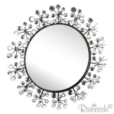 Laser Cutting Round Mirror Acrylic Sheet For Wall Decoration With Home Decoration