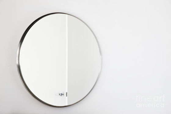Laser Cutting Round Mirror Acrylic Sheet For Wall Decoration With Home Decoration
