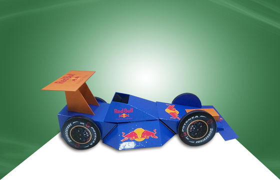 Paper Cardboard Point Of Sale Display Stands Display Models for RED BULL Racing Car
