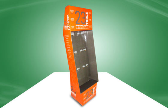 Heavy Duty / Stable Cardboard Free Standing Display Units Floor Displays for Tools