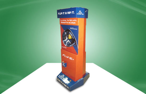 Lanimation Golf Pole Corrugated Cardboard Display Stands With Eye - catching Design