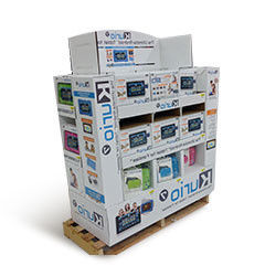 Point Of Purchase Cardboard Displays Stand , Stable magazine Cardboard Displays