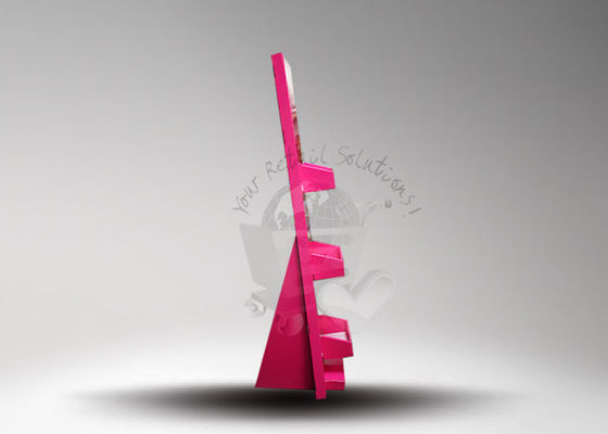 Matt Lamination 3 Tier Advertising Cosmetic Display Stands for Supermarket