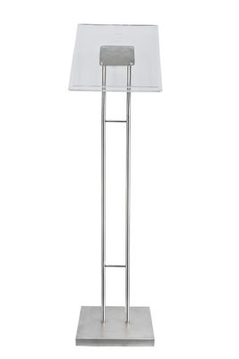 Tabletop Clear POS Sign Holder , Pop Poster Stand Holders With Two Hooks