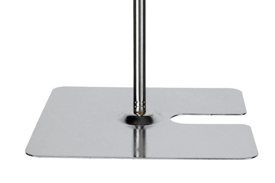 Iron Base Ratail POS Sign Holder 220 - 800mm Height , Price Tag Holder Clip