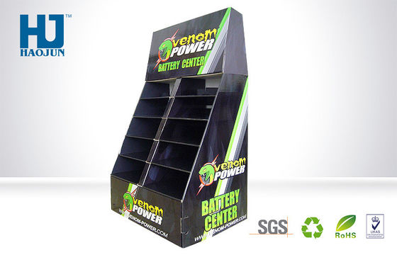Customized Double Folding Corrugated Cardboard Magazine Wall display shelf
