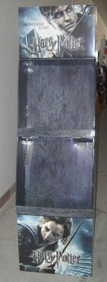 Free standing Corrugated POP Displays of Floor Standing Unit with showcases