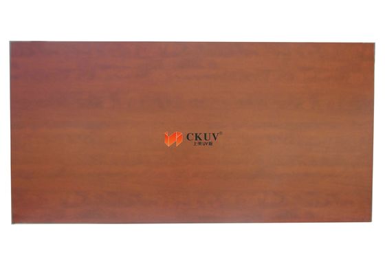 Fiberboard Raw Plain / Wood Grain MDF Melamine Board 9mm - 18mm Thickness