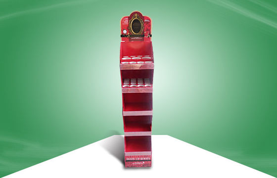 Cosmatics Cardboard Free Standing Display Unit With Five Shelf Promoting Diferent Items & Size
