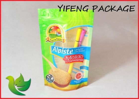 Waterproof Clear Ziplock Stand Up Pouch For Food Packaging