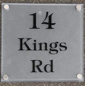 Transparent Color Fashion Shape Acrylic Office Signs