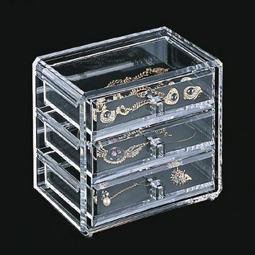 Clear Acrylic Jewelry Display Case  