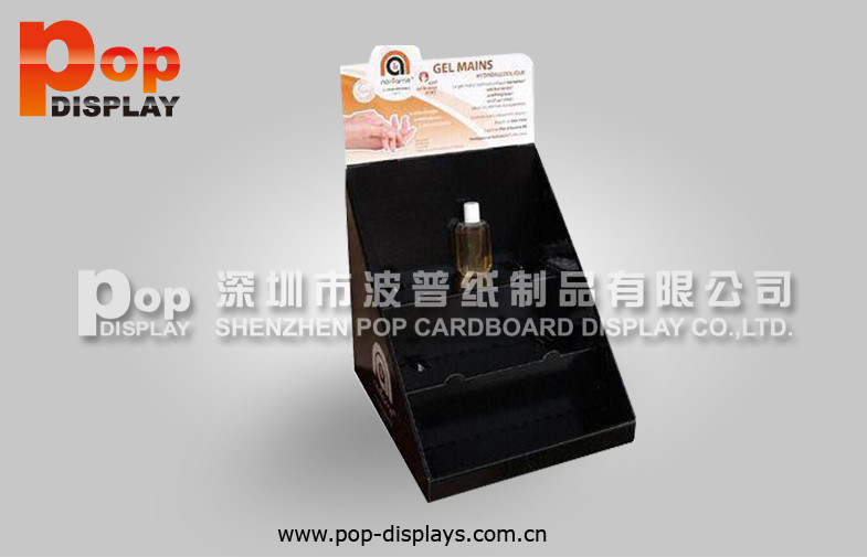 Ladder Perfume POS Cosmetic Counter Display Stands , Tabletop Display For Cosmetics