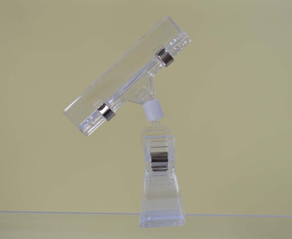 Clear Clip Sign Holder Retail