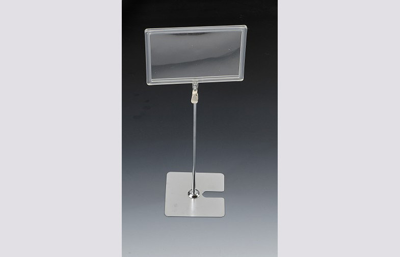 Free Standing POS Sign Holder For A3 Or A4 Floor Sign Holders 1100-2100mm