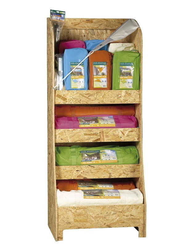 Custom Store Floor Recycled MDF Display Stands POP Display for Cosmetic