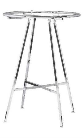 Supermarket Clothing Display Racks With Round Tube for Commercial Malls