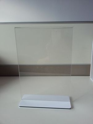 Restaurant-klare Acrylzeichen-Halter-Menü-Stand-Plexiglas-Aufkleber-Halter